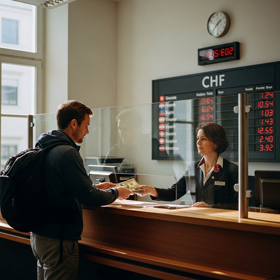 스위스 환전